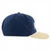 Adult Modelo Embroidered Logo Tri Tone Snapback Hat with Rope - 3 of 4