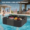 YARDSIGHT Aluminum Frame Poolside Floating Tray – All - Weather For Drinks, Snacks & Outdoor Hangouts - 3 of 4