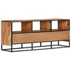 vidaXL TV Stand 43.3 in.x11.8 in.x17.7 in. Solid Wood Acacia - 4 of 4