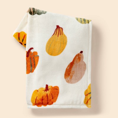 Photo 1 of  Gourd Printed Plush Throw Blanket 50" X 60"