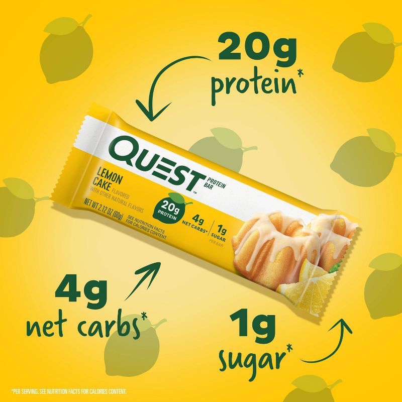 Quest Nutrition Protein Bar - Lemon Cake, 5 of 11