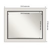 Amanti Art Ellie Beveled Framed Bathroom Vanity Wall Mirror - 3 of 4