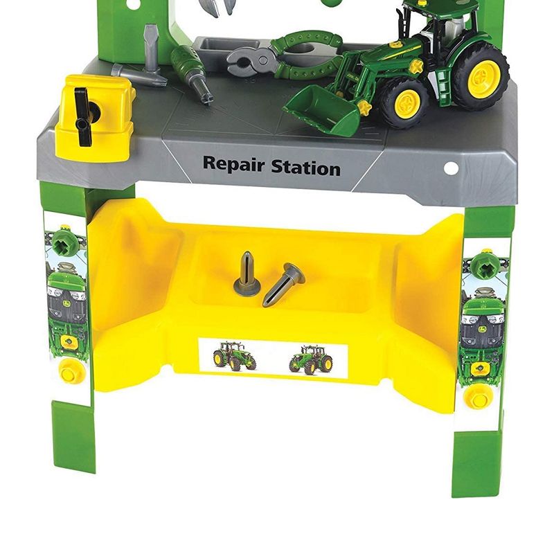 Theo Klein John Deere Premium Realistic Creative Imaginative Play Kids Toy Repair Station with Extra Tools and Accessories for Ages 3 and Up, 4 of 6