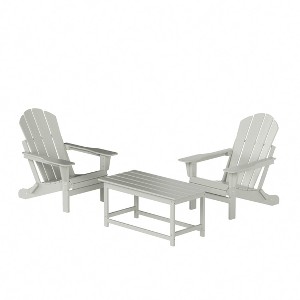 WestinTrends  3-Piece Outdoor Paio Adirondack Conversation Set - 1 of 3