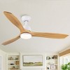 Multi Speed Fan Control, LED Dimmable 52" Indoor Ceiling Fan Ceiling Chandelier Fan With Remote, Timing Function, Memory Function-The Pop Home - 2 of 4