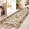 Washable Area Rug Vintage Foldable Thin Rug,Soft Low-Pile Non-Slip Stain Resistant Floor Indoor Outdoor Carpet - 3 of 4