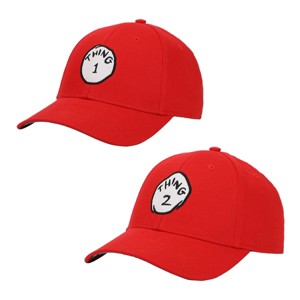 Dr. Seuss Thing-1 & Thing-2 2-Pack Baseball Cap Combo Set - 1 of 4