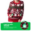 Joyfy Ugly Christmas Sweater for Women Built-in Bulbs LED Light Up Christmas Tree, Funny Christmas Party Sweater Women Black/Red S - L - 3 of 4