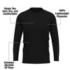 Binghamton University Adult Sport Long Sleeve Shirt Primary Logo, Black - image 4 of 4