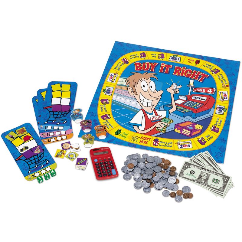 Learning Resources Buy It Right Shopping Game - Ages 5+ Math Games for Kids, 1 of 5