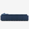 Belffin 9 Seats + 11 Sides Modular Weave Sofa with Storage Seat and Ottoman - 4 of 4