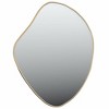 Aghana Digitals Gold Minimalist Wall Mirror - Medium Size Synthetic Glass with PVC Frame for - 3 of 4