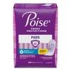 Poise Incontinence Bladder Control & Postpartum Pads - Moderate Absorbency - 2 of 4