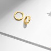 Pure Collection by Ross-Simons 14kt Yellow Gold Diamond-Cut Huggie Hoop Earrings - 3 of 4