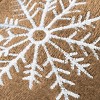 Collections Etc Snowflake Embroidered Slippers - 4 of 4