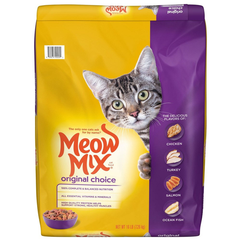 Photos - Cat Food Meow Mix Original Choice with Flavors of Chicken, Turkey, Salmon & Ocean F 