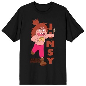Future Boy Conan Master Hunter Jimsy Crew Neck Short Sleeve Men's Black T-shirt - 1 of 3
