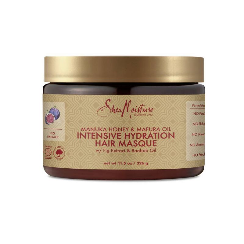 SheaMoisture Manuka Honey & Mafura Oil Intensive Hydration Hair Mask, 3 of 18