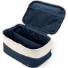 Lands' End Canvas Open Wide Cosmetic Bag - 2 of 4