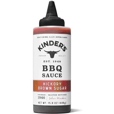 Kinder's Hickory Brown Sugar Barbecue Sauce, 15.8 oz (Pack of 2)
