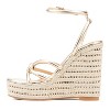 New York & Company Electra Women's Rhinestone Embedded Wedge - 3 of 4
