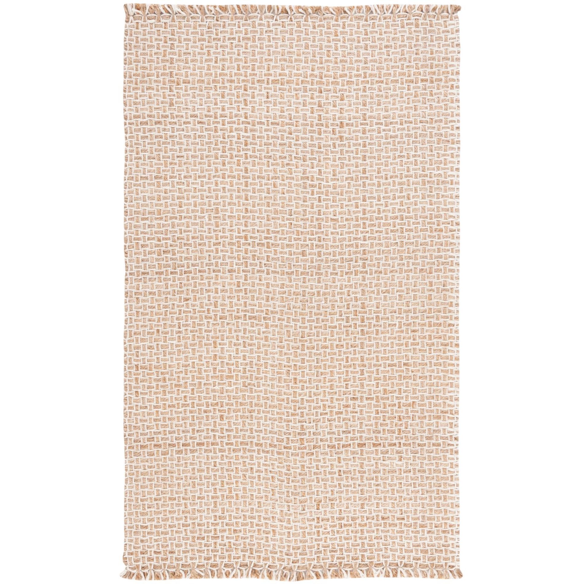 Natural Fiber NF817 Handmade Indoor Area Rug - Natural / Ivory - 4'x6' - Safavieh