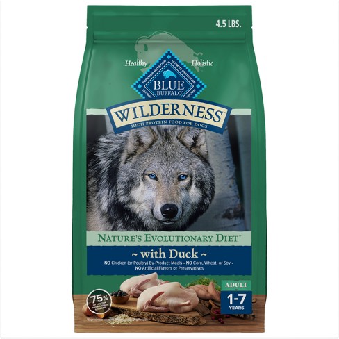 Blue Buffalo Wilderness Adult Dry Dog Food With Duck Chicken Flavor 4.5lbs Target