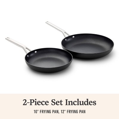 Calphalon Select Space Saving 10 in. Hard-Anodized Aluminum Nonstick Frying Pan in Black - Thumbnail 2