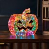 Seasonal LLC Prismatic Iridescent Pumpkin 12", LED lights - 2 of 4
