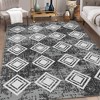 Area Rug Moroccan Soft Rug Modern Geometric Rug for Bedroom Living Room Kitchen Dining Room Rugs - 2 of 4