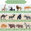 TEMI 12-Piece Realistic Jungle Animal Figurines Set, Plastic Safari Toys for Wild Zoo Playsets and Party Supplies - 2 of 4