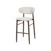 New Classic Furniture,Royce Metal & Fabric Bar Chair (Set of 2), Beige - 2 of 4