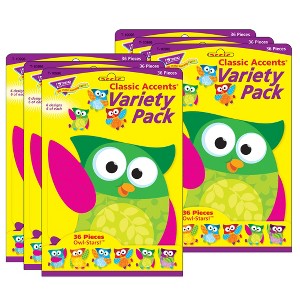 TREND Owl-Stars!® Classic Accents® Variety Pack, 36 Per Pack, 3 Packs - 1 of 3