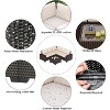 COZONY 6 Piece Outdoor Patio Set, All Weather Rattan Sectional Sofa Glass Table Cushions for Backyard Lawn - 3 of 4