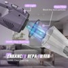 MAMNV Portable 6000Pa Cordless Handheld Vacuum, Vacuum Cleaner for Car Interior Cleaning, Rechargeable, Purple - 3 of 4