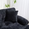 120.87" Chenille L-Shaped Modular Sectional Sofa with Deep Seating, Ottoman, Dual-Layer Cushions & Pillows - 4 of 4