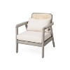 Christopher Knight Home Ursa Outdoor Patio Club Chairs Acacia Wood Gray - 4 of 4