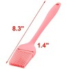 Unique Bargains Home Kitchen Silicone Cookie Cake Baking Tool Cream Oil Pastry Brush 2pcs - 2 of 4