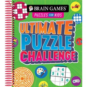 Brain Games Puzzles for Kids - Ultimate Puzzle Challenge - by  Publications International Ltd & Brain Games (Spiral Bound) - 1 of 1