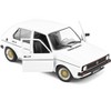 1983 Volkswagen Golf L Custom White with Gold Wheels 1/18 Diecast Model Car by Solido - image 2 of 4
