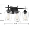 Savoy House Octave 3 - Light Vanity in  Black - 2 of 4