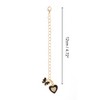 Unique Bargains Butterfly Heart Cup Chain Charm Water Cup Pendant 1 Pc - 2 of 4