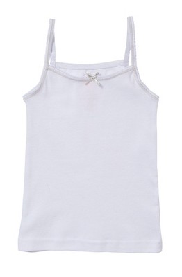 Sportoli Girls Ultra Soft 100 Cotton Tagless Cami Undershirts 4pack