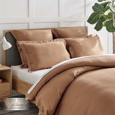 Sandstone Linen Standard Sham with Pre-Washed Finish