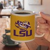 LSU Tiger Eye on Yellow Ceramic Coffee Mug Novelty Gift Mugs for Coffee Tea and Hot Drinks 11oz White - 4 of 4