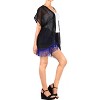 LA LEELA Women's Summer Vacation Holiday Wear Beach Open Front Holiday Duster Beachwear Cardigans - 3 of 4