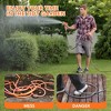Garden Hose Reel, Retractable Garden Hose, Water Hose Reel With 9 Function Sprayer Nozzle, Automatic Rewind, 180° Swivel Wall Mount - 3 of 4