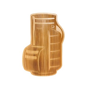 Slickblue Golf-Themed Wood Charcuterie Board, Club Bag Design, Ideal for Serving & Entertaining - 1 of 4