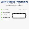 Avery Labels, 1" x 2-5/8", Glossy White, Black & White Polka Dots, 160ct - 2 of 4