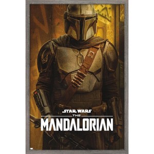 Trends International Star Wars: The Mandalorian Season 2 - Mandalorian Framed Wall Poster Prints - 1 of 4